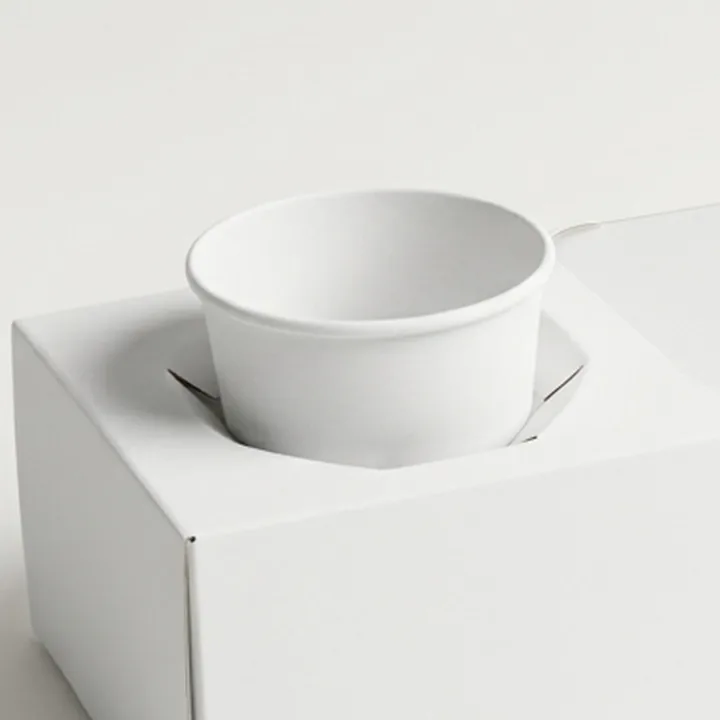 Tasse expresso tenue dans la découpe étoilée