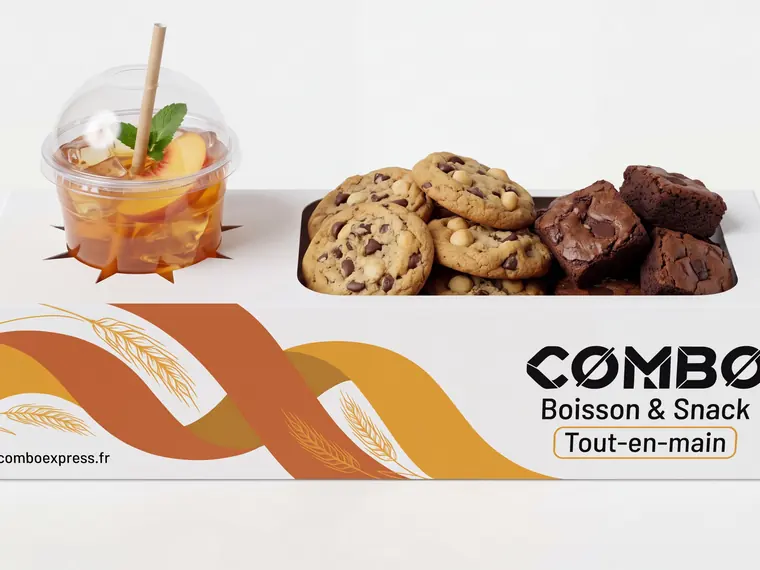 Thé glacé, cookies et brownies